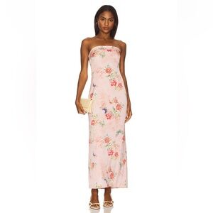 More To Come Pink Floral Maxi Dress